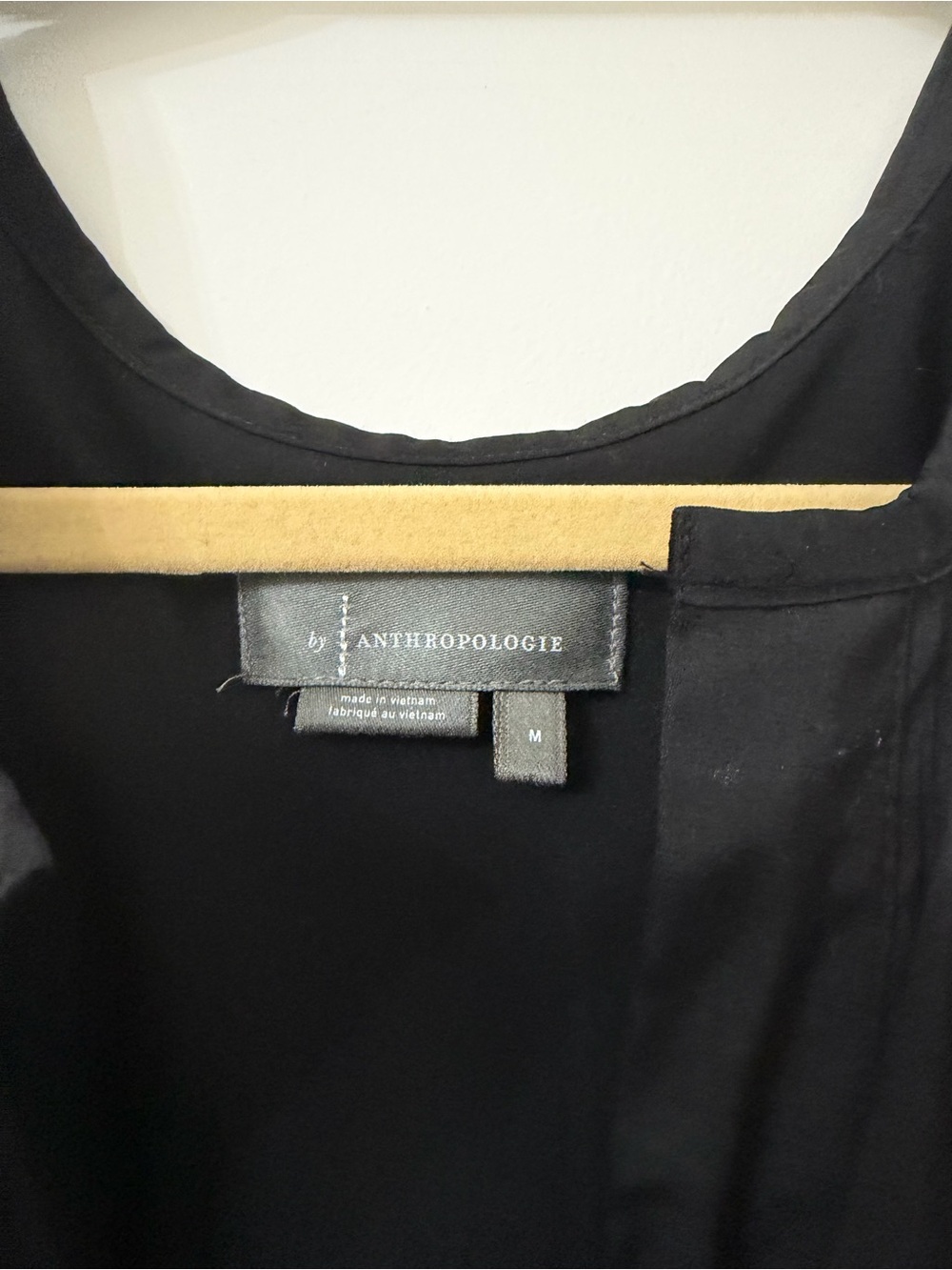 Anthropologie Black Tiered V-Neck Maxi Dress - Picture 2 of 3